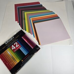 ARHIKY 25-Pack HTV Bundle 12x10in Multi-Color Vinyl for DIY Shirts
